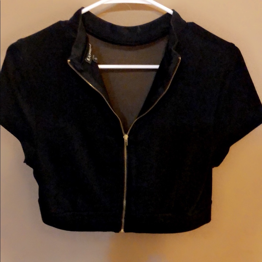 Black express top
